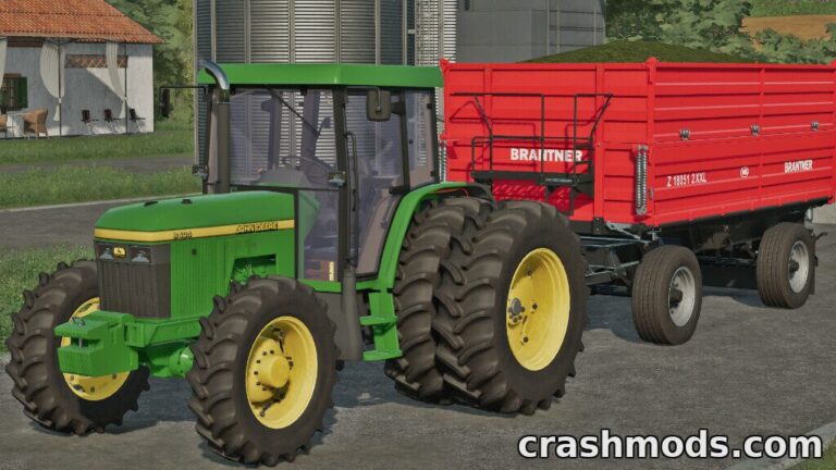 John Deere 6300 – 6300 and 6405 Small Tractors with 100–105 HP Farming Simulator 22 mod screenshot