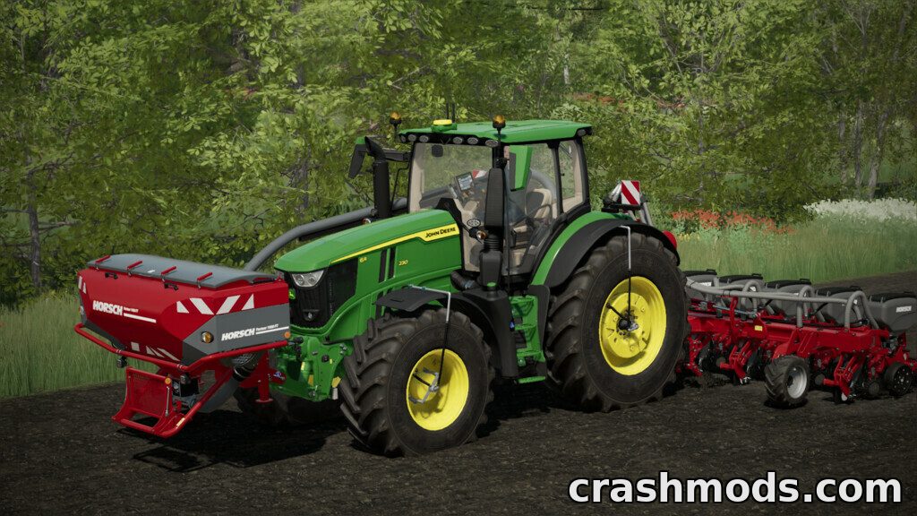 John Deere 6R Extra Large Frame – 6R 230 and 6R 250 Tractors Farming Simulator 22 mod screenshot