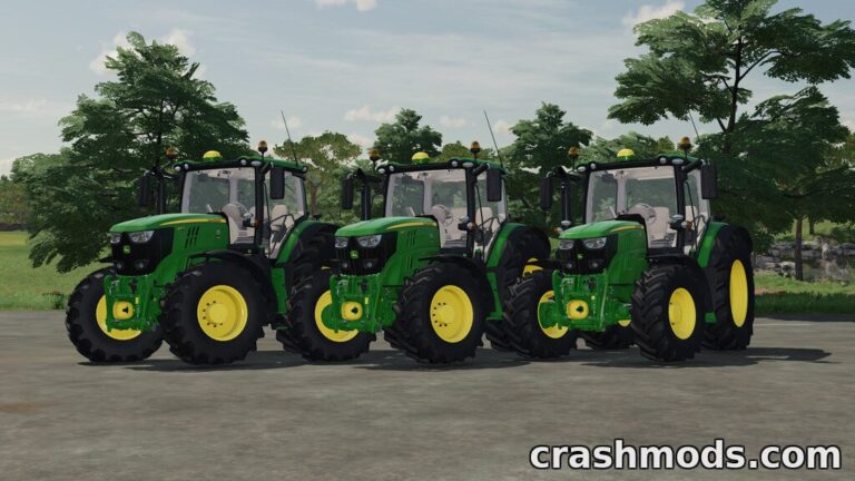 John Deere 6R Series – 130 to 259 HP Tractors Farming Simulator 22 mod screenshot
