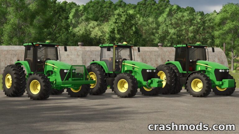 John Deere 7J / 7030 – 175-265 hp Tractor Series Farming Simulator 25 mod screenshot