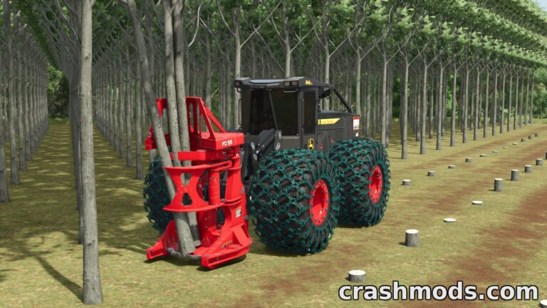John Deere 84x Series – Forestry Harvester and Forwarder Farming Simulator 25 mod screenshot