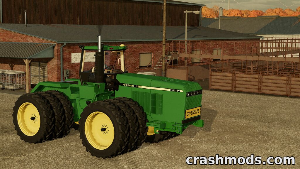 John Deere 8760-8960 – 300 to 370 HP Large Tractors Farming Simulator 22 mod screenshot