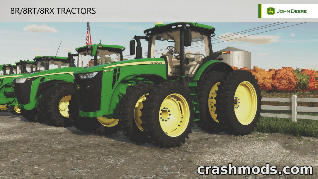 John Deere 8R Series – 245 to 410 HP US Tractors with H480 Loader – screenshot 6