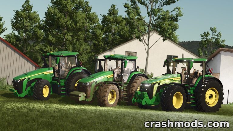 John Deere 8R Series 2020 – 326 to 458 hp Tractor Farming Simulator 25 mod screenshot