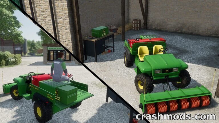 John Deere Gator Pack – 6×4 and 4×2 UTVs with Attachments Farming Simulator 22 mod screenshot
