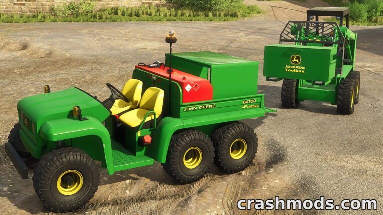 John Deere Gator Pack – 68 hp Utility Vehicles and Tools Farming Simulator 25 mod screenshot