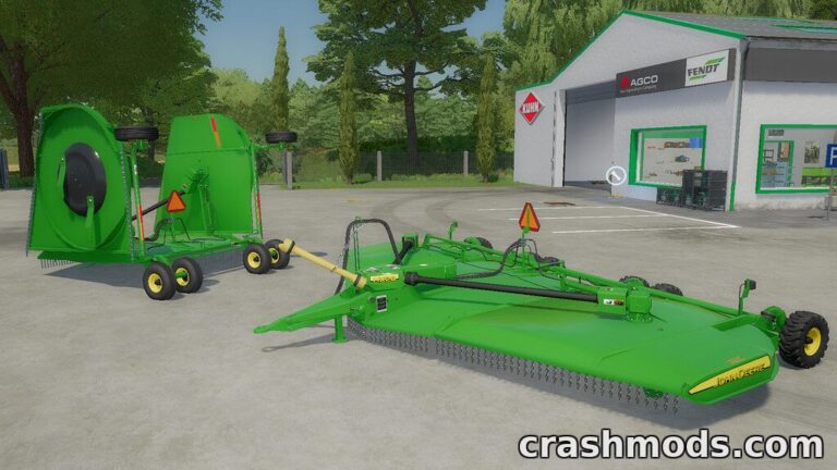 John Deere HX20 – 6.24 m Batwing Mower Farming Simulator 22 mod screenshot