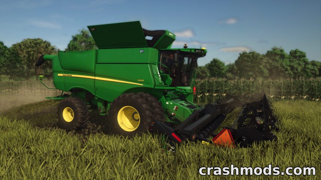 John Deere S600 Series – North American Combine Harvester Farming Simulator 25 mod screenshot