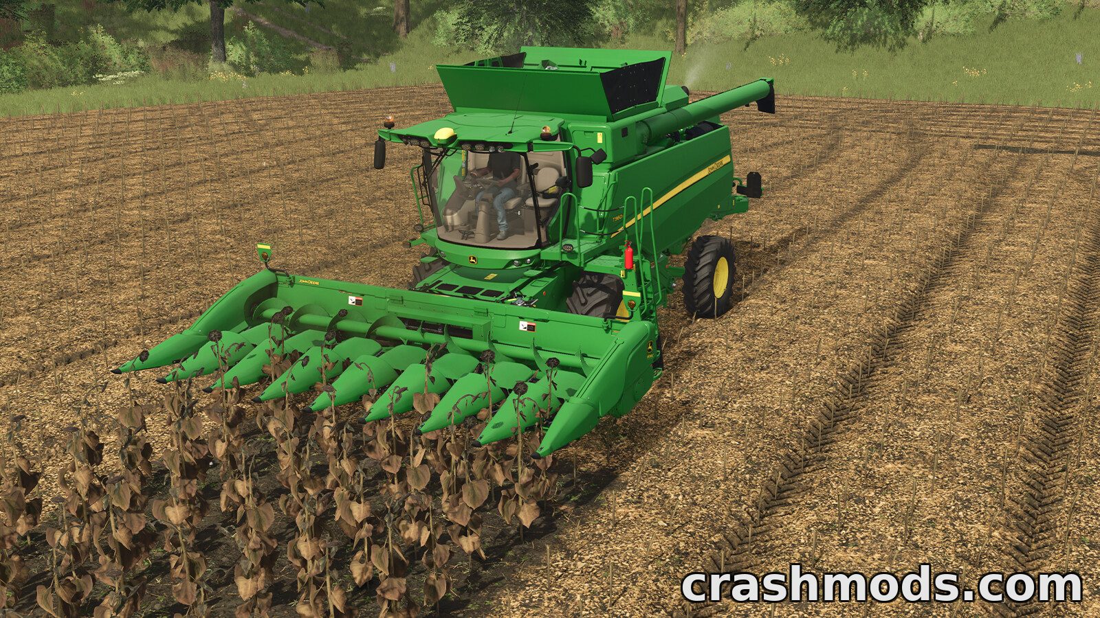 John Deere T560 Pack – Combine with Grain and Corn Headers – screenshot 5