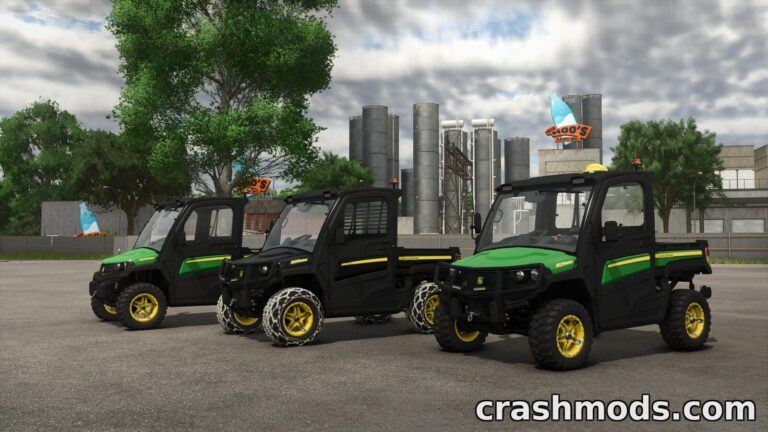 John Deere XUV865M Forestry – Gator and Log Trailer Farming Simulator 25 mod screenshot