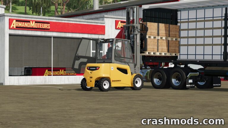 Jungheinrich EFG S50 Telefork – Forklift with Telescopic Forks Farming Simulator 22 mod screenshot