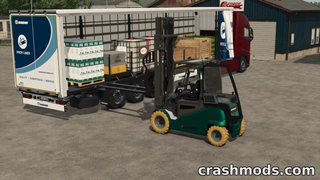 Jungheinrich EFG S50 Pack – 42 kW Forklifts Farming Simulator 25 mod screenshot