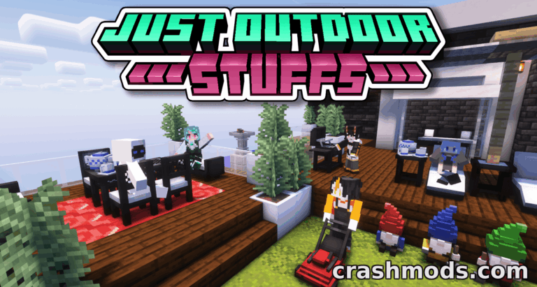 Just Outdoor Stuffs – Garden and Patio Furniture Sets for Outdoor Builds Minecraft mod screenshot