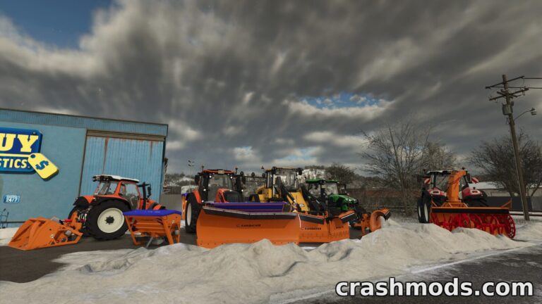 Kahlbacher Winter Equipment – Snowblower and Plow Pack Farming Simulator 25 mod screenshot