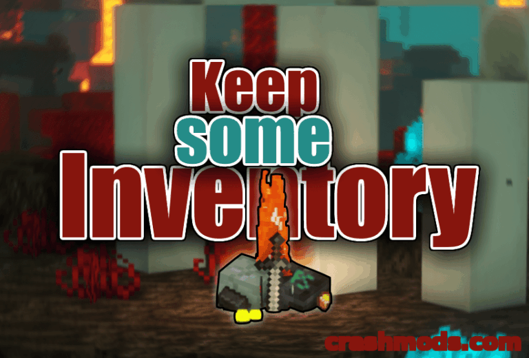 Keep Some Inventory – Keep Your Gear and Drop Only Resources on Death Minecraft mod screenshot