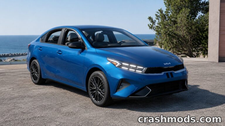 Kia Cerato 2018-2022 – 6 Configurations and Navigation BeamNG.drive mod screenshot