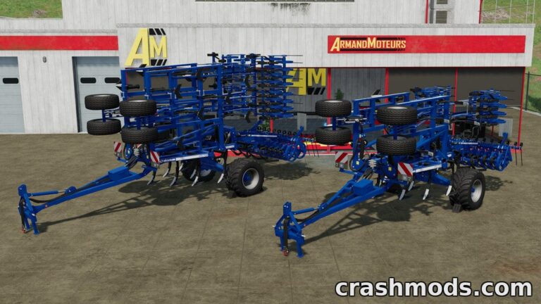 Detailed view of the Köckerling Vector 460/620 mulch cultivator mod for Farming Simulator 22, showcasing its design and features.