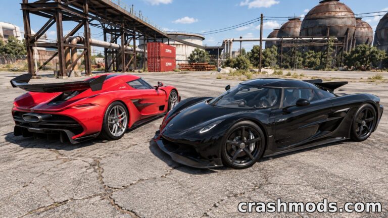 Koenigsegg Jesko – Hypercar with 40 Configurations BeamNG.drive mod screenshot
