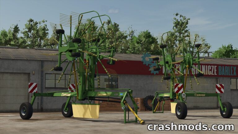 Krone Swadro 900 – 9 m Grass Windrower Farming Simulator 25 mod screenshot