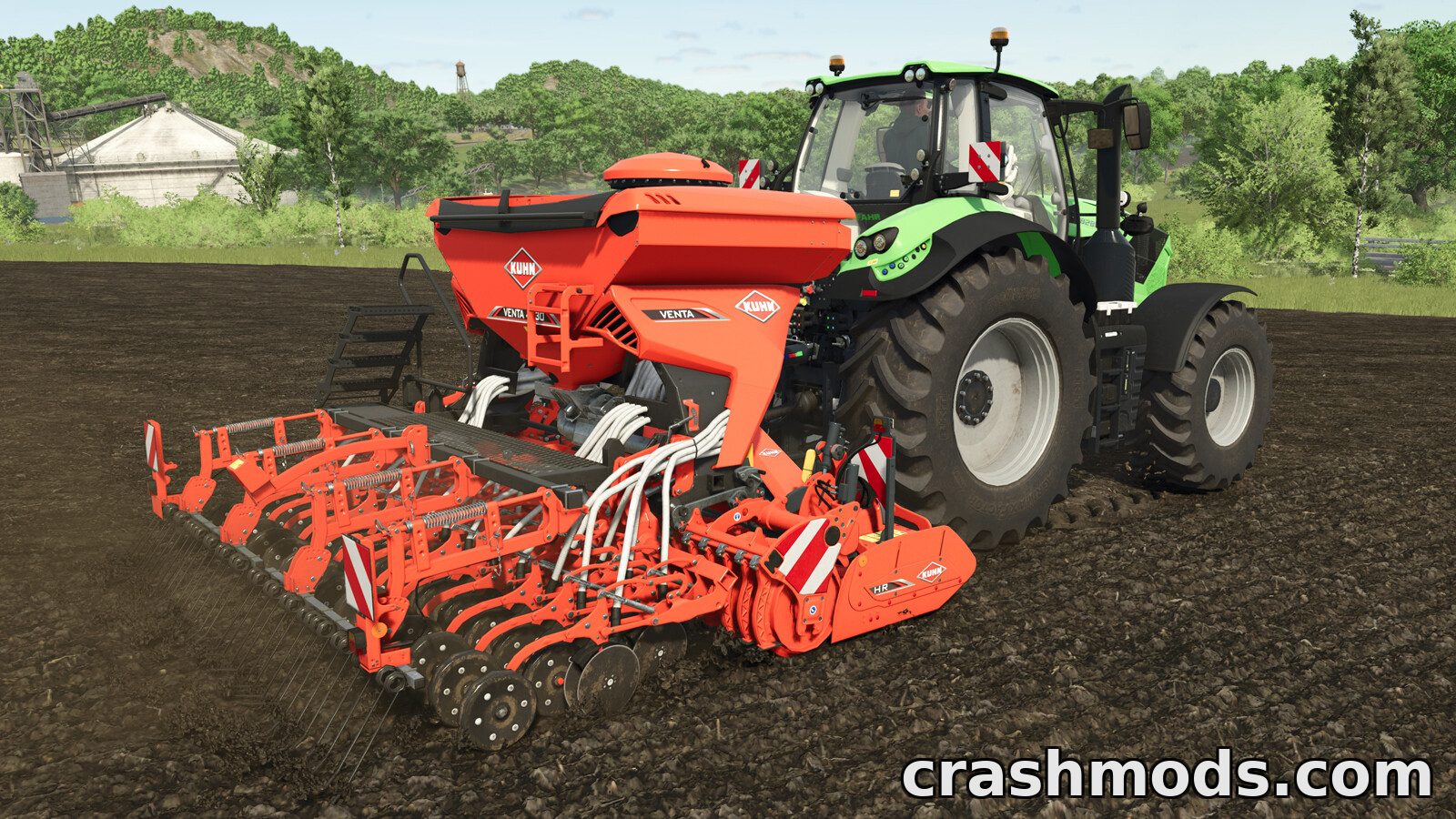 Kuhn HR 4040 + VENTA 4030 – Power Harrow and Seeder – screenshot 2