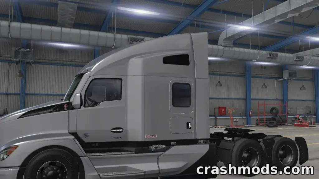 KW T680 Rubberless Deflectors – Side Deflectors Without Rubber Extensions American Truck Simulator mod screenshot