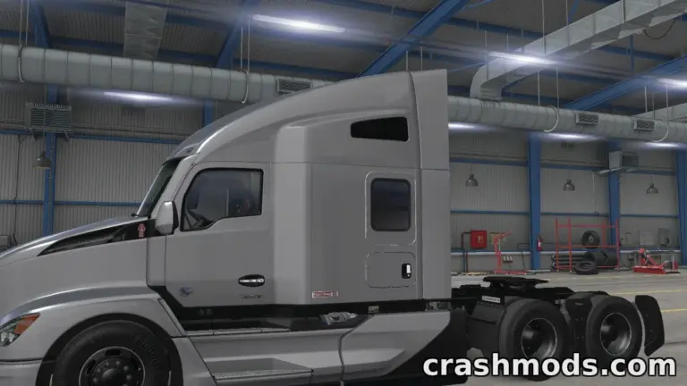 KW T680 Rubberless Deflectors – Side Deflectors Without Rubber Extensions American Truck Simulator mod screenshot