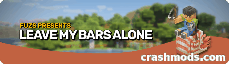Leave My Bars Alone – Keep Food and XP Bars Visible While Riding Minecraft mod screenshot