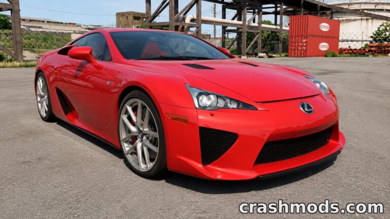 Lexus LFA – 20 Configurations with Roadster and Body Kits BeamNG.drive mod screenshot