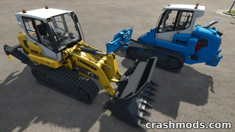 Liebherr LR636 – 190 hp Crawler Loader and Dozer Farming Simulator 25 mod screenshot