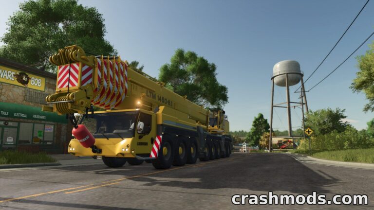 Liebherr Mobile Crane Pack – LTM 1450 and LTM 1050 Cranes Farming Simulator 25 mod screenshot