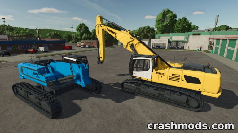 Liebherr R960 – SME and Demolition Excavator Pack Farming Simulator 25 mod screenshot