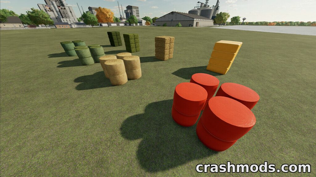 Liftable Bales Pack – 100 kg Bales from Every Base Game Baler – screenshot 6
