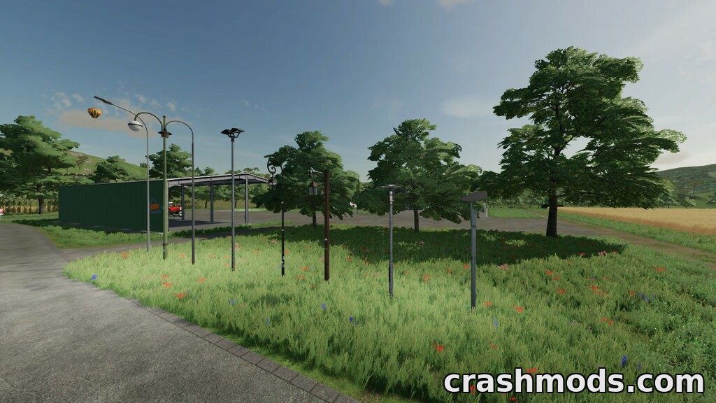 Light Poles Package – 8 Placeable Light Poles – screenshot 4