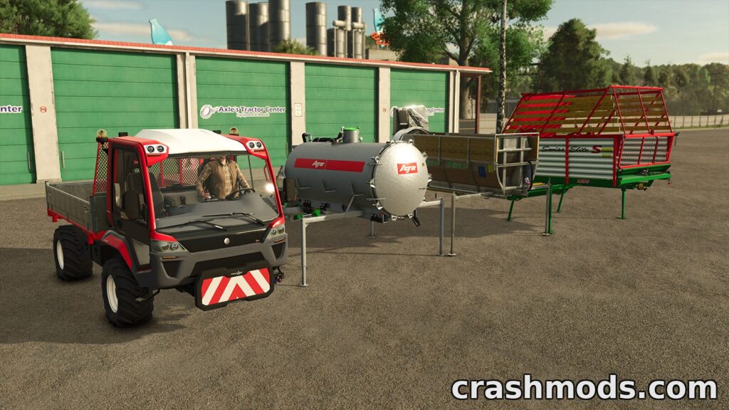 Lindner Unitrac Pack – Unitrac 122 LDrive and Four Extra Units Farming Simulator 25 mod screenshot