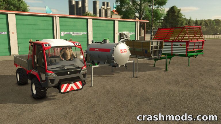 Lindner Unitrac Pack – Unitrac 122 LDrive and Four Extra Units Farming Simulator 25 mod screenshot