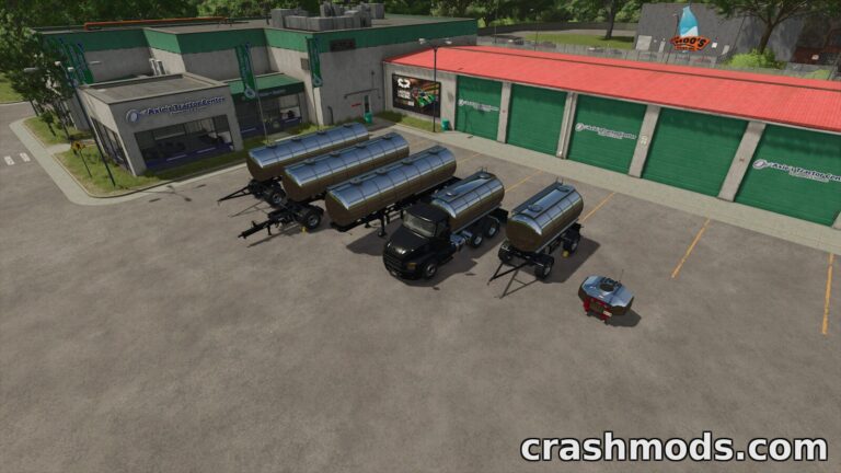 Liquids Handling Truck Train – Tanker Truck and Trailers Farming Simulator 25 mod screenshot