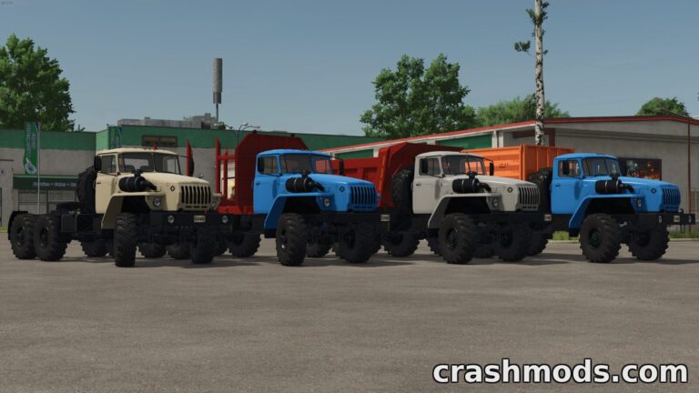 LIZARD 44202/5557 – Truck Pack with Dump and Timber Trucks Farming Simulator 25 mod screenshot