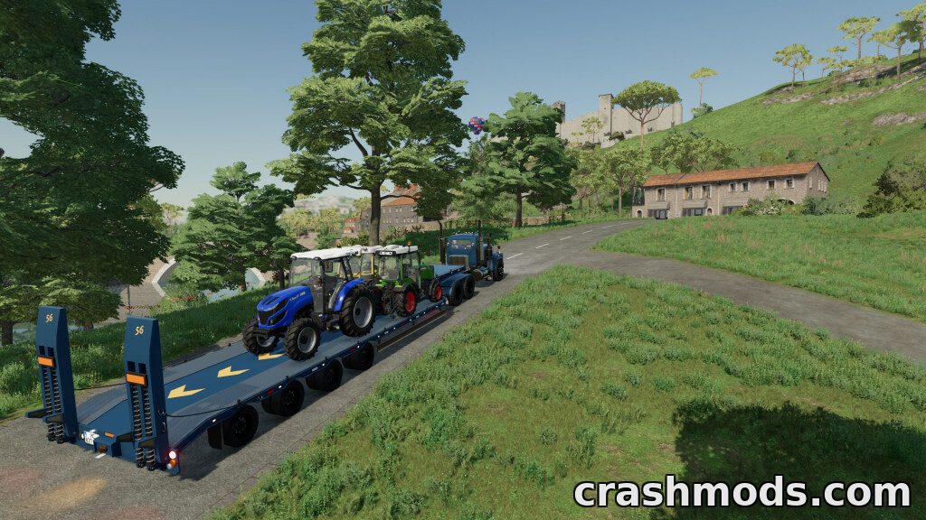 Lizard 56 Lowloader – Four-Axle Steered Low Loader – screenshot 2