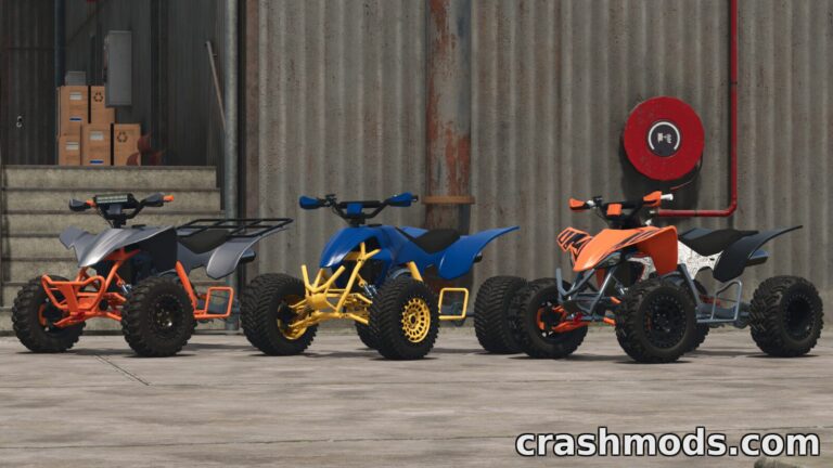 Lizard AGT 450 – Quad Bike with Wheelie Animation Farming Simulator 25 mod screenshot