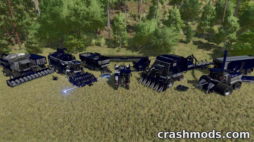 Lizard Colossus Harvesters Pack – Mega Harvesters up to 3,050 HP Farming Simulator 22 mod screenshot