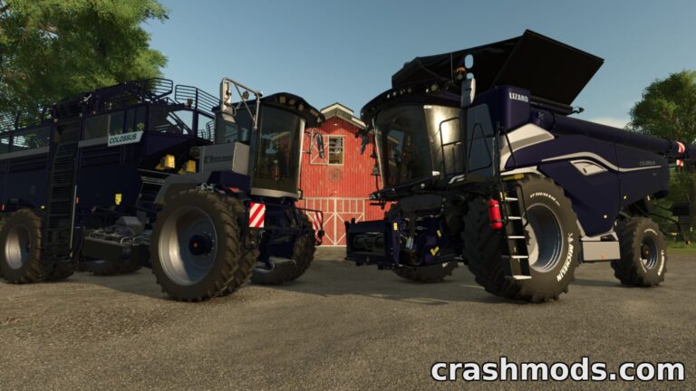 Lizard Colossus Pack – Giant Harvesters and Field Equipment Farming Simulator 25 mod screenshot