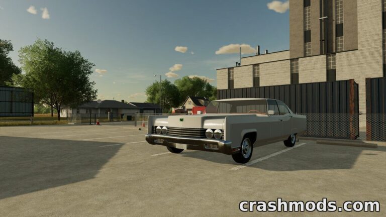 Lizard Continental – 1970s Classic Car with Trailer Hitch Farming Simulator 22 mod screenshot
