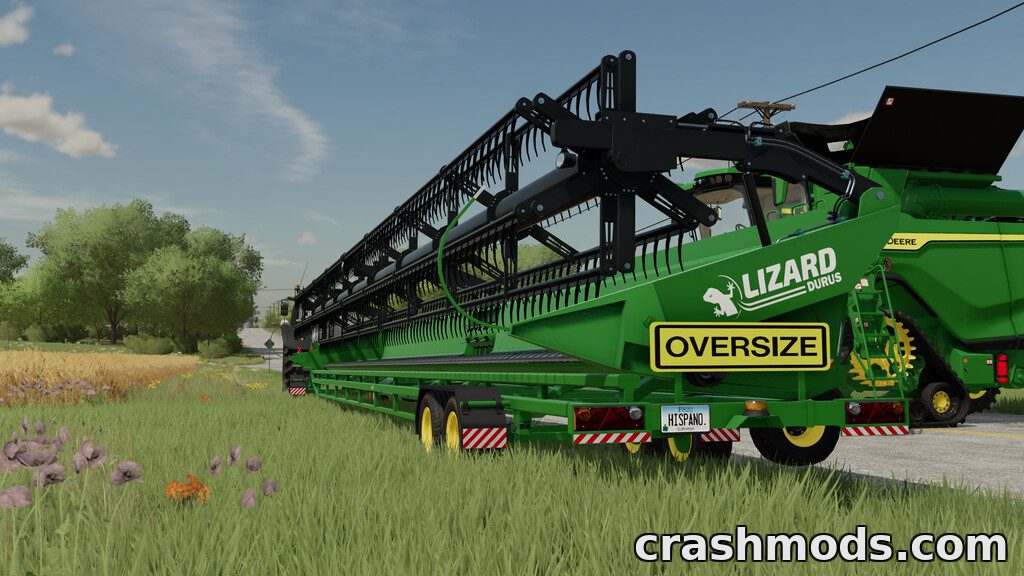 Lizard Durus 60ft – 18.2 m Header with Trailer – screenshot 2