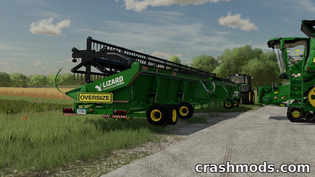 Lizard Durus 60ft – 18.2 m Header with Trailer – screenshot 3
