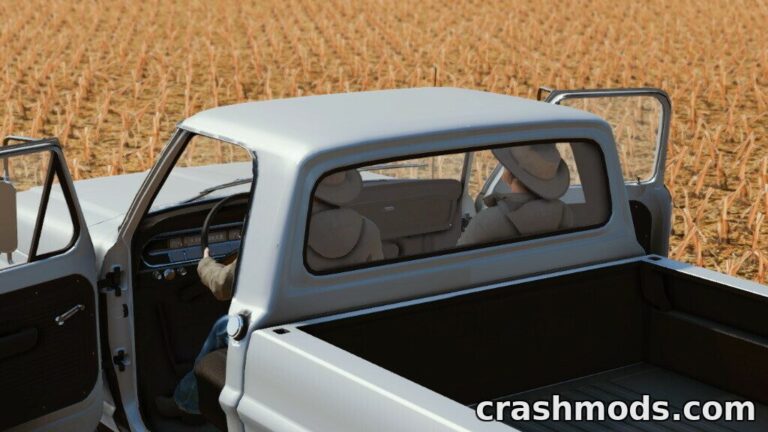 Lizard F100 – 1975 Pickup Truck with 168 HP Farming Simulator 22 mod screenshot