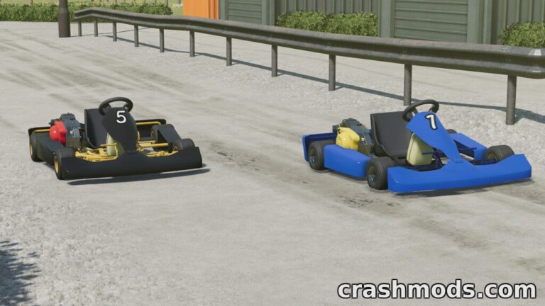 Lizard Kart – 50 km/h Mini Kart for Farm Races Farming Simulator 22 mod screenshot