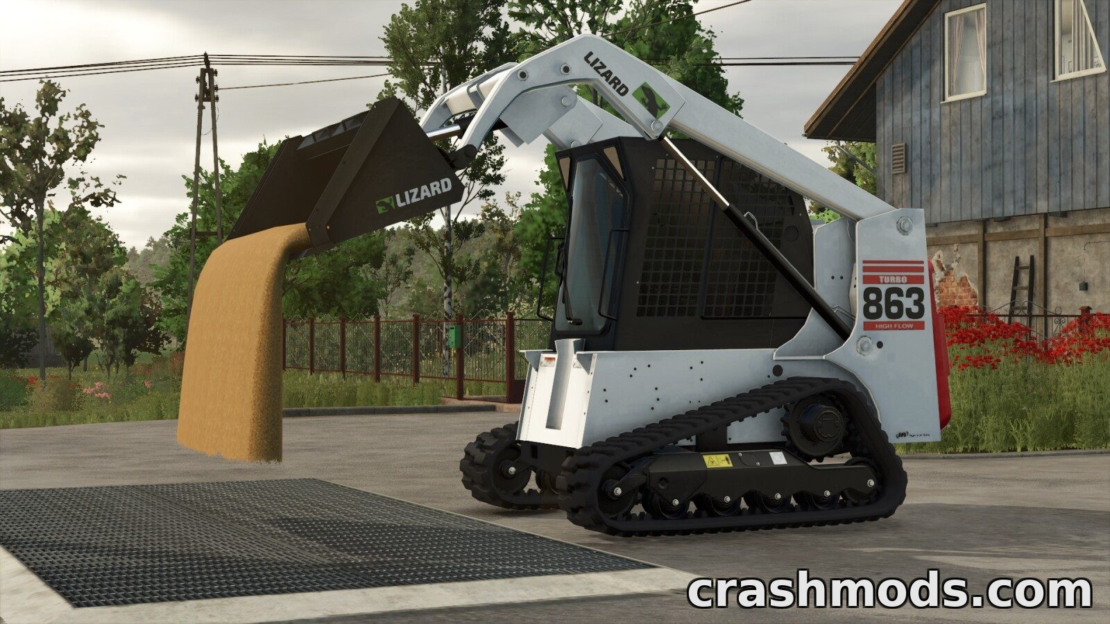 Lizard Loader 863 With Shovel – 145 hp Skid Steer – screenshot 3
