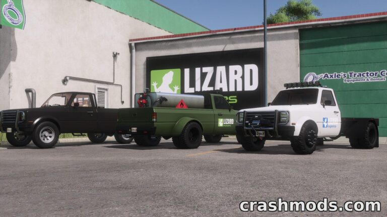 Lizard Pickup 1986 – Classic Pickup with 300 or 600 hp Farming Simulator 25 mod screenshot