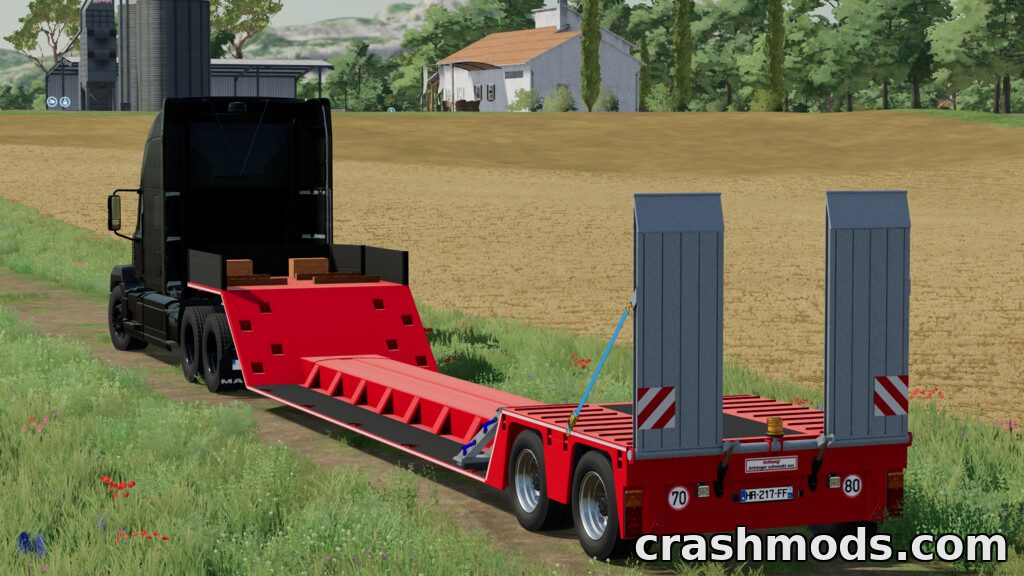 Lizard Special Lowloader TLS39 – Forestry Low Loader – screenshot 2