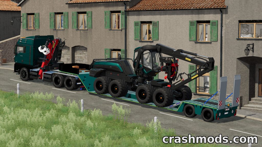 Lizard Special Lowloader TLS39 – Forestry Low Loader – screenshot 3